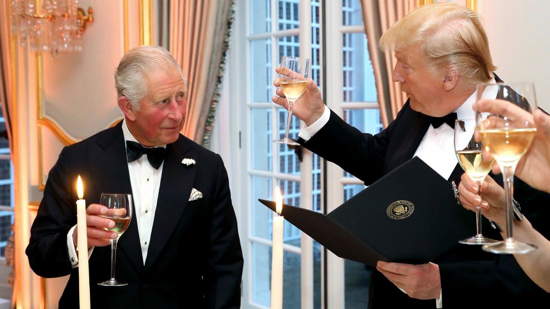US-Präsident Donald Trump besucht König Charles III.. (Archivmaterial)