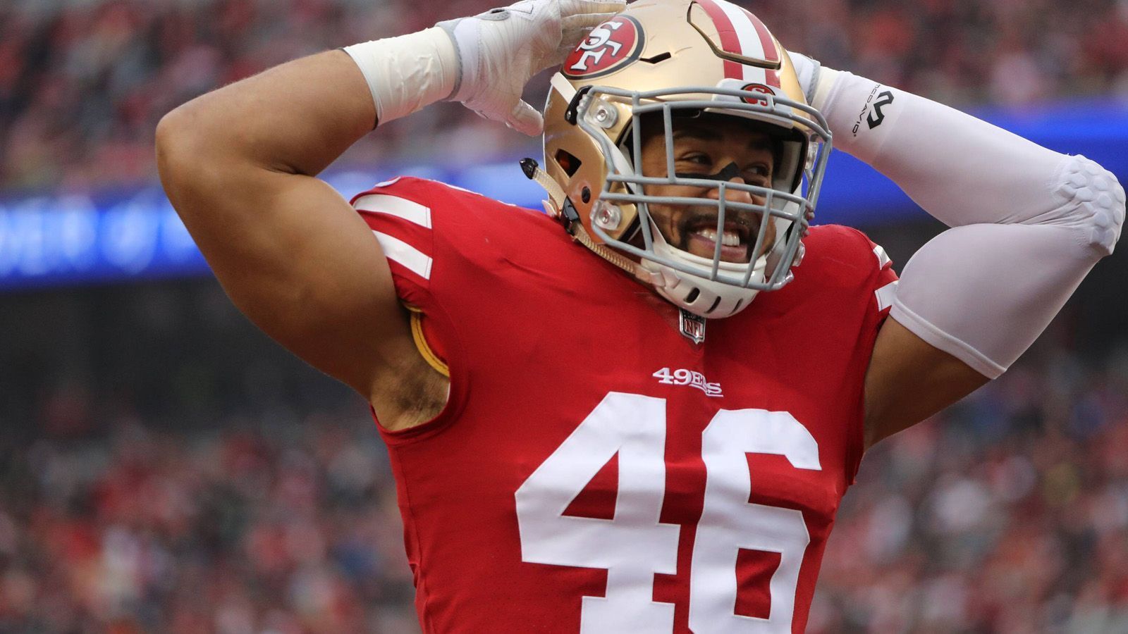 
                <strong>Mark Nzeocha (San Francisco 49ers)</strong><br>
                Madden-Rating: 66
              