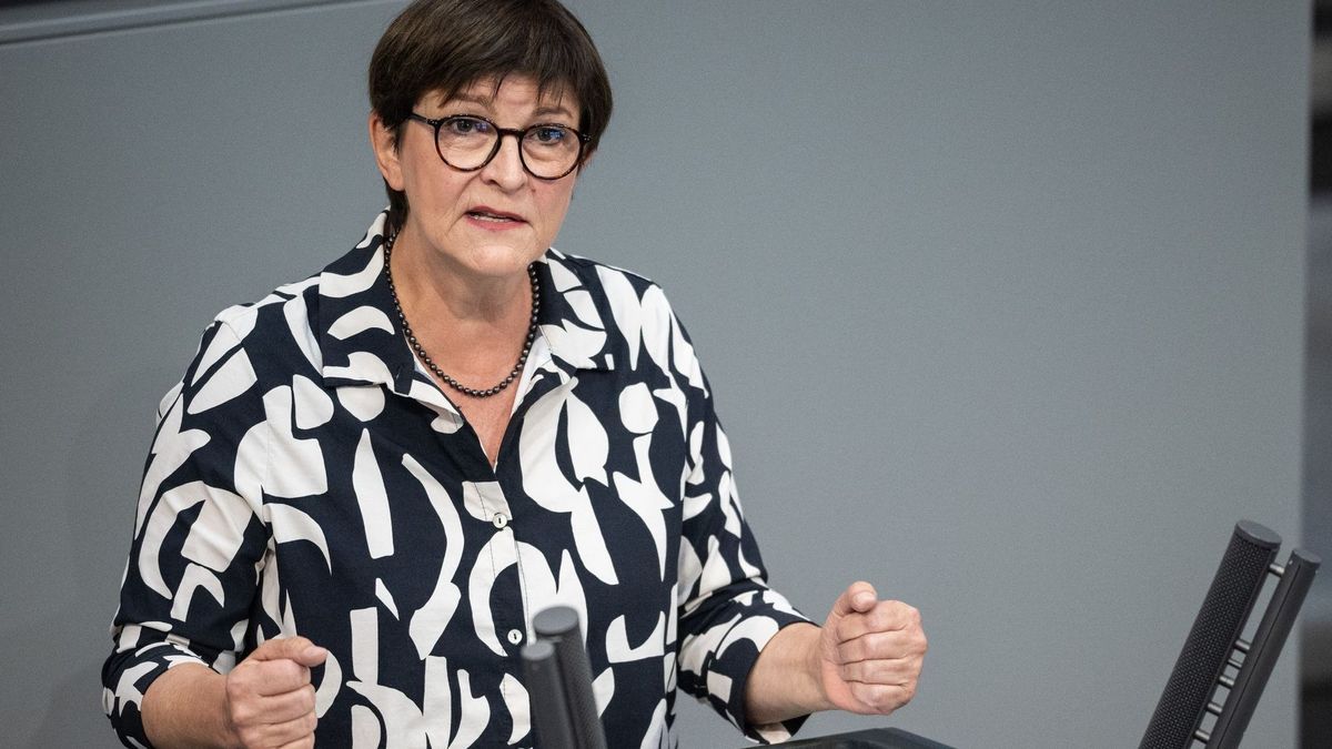 SPD-Vorsitzende Saskia Esken