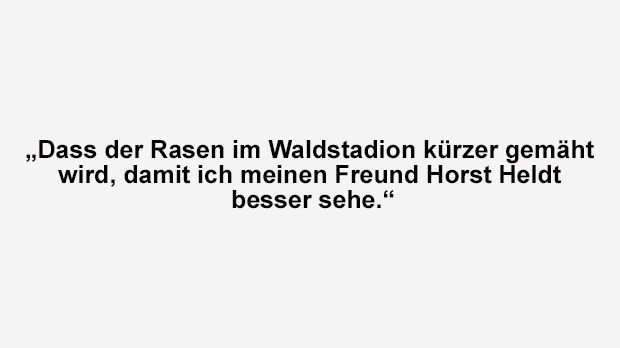 
                <strong>Die besten Sprüche des Mehmet Scholl</strong><br>
                Mehmet Scholl über seine Wünsche.
              