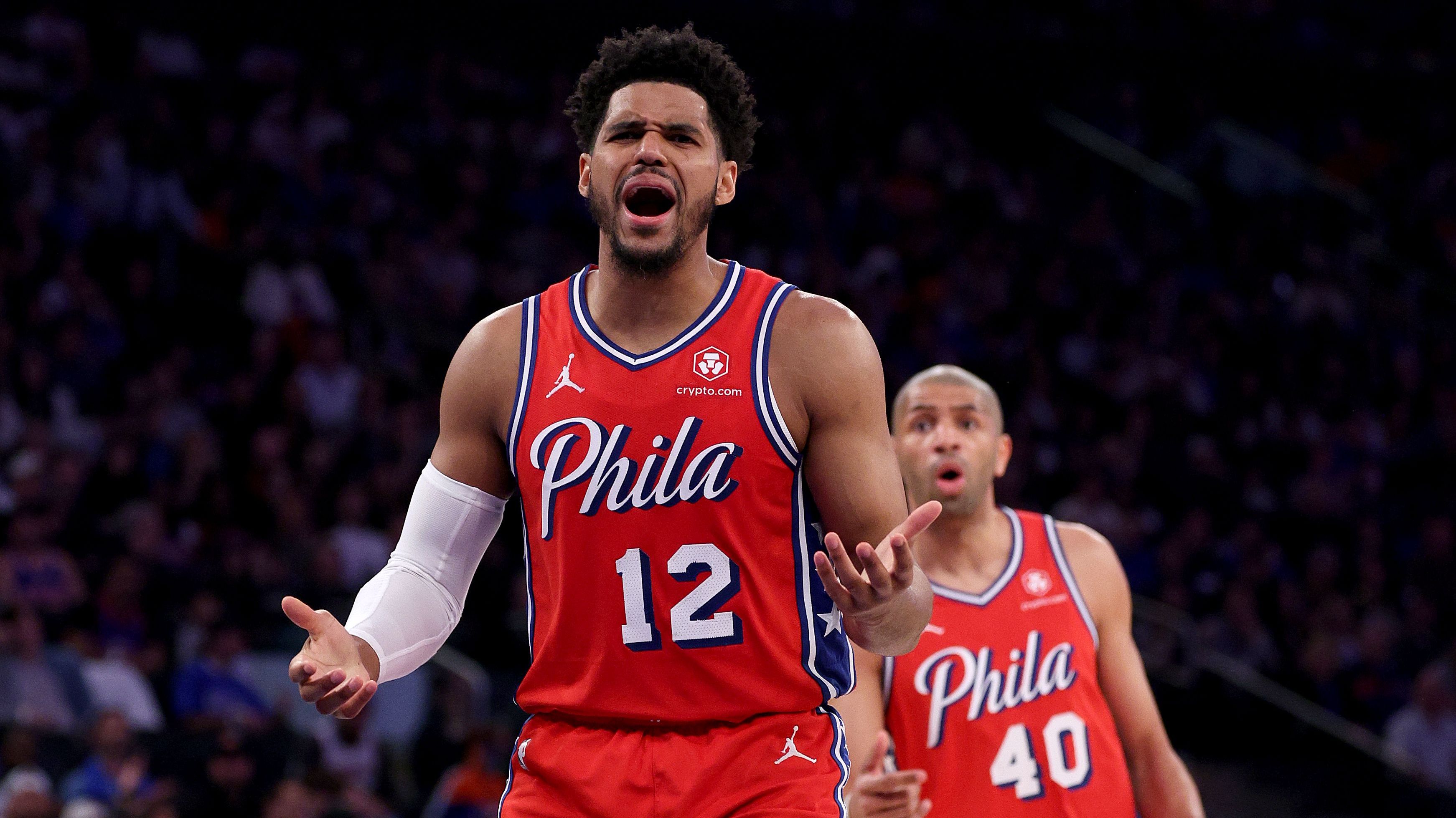 <strong>Tobias Harris</strong> <br>Position: Forward<br>Letztes Team: Philadelphia 76ers<br>Letztes Gehalt: ca. 39,2 Millionen Dollar<br>Stats 2023/24: 17,2 Punkte, 6,5 Rebounds, 3,1 Assists