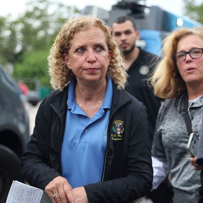 Demokratin Debbie Wasserman Schultz ist geschockt nach Besichtigung von "Alligator Alcatraz".