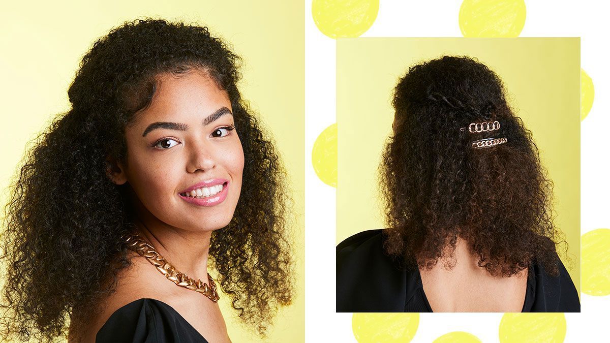Locken-Frisur mit kleinen glitzernden Highlights – findet heraus, wie ihr diesen Hairstyle im Handumdrehen nachmachen könnt!