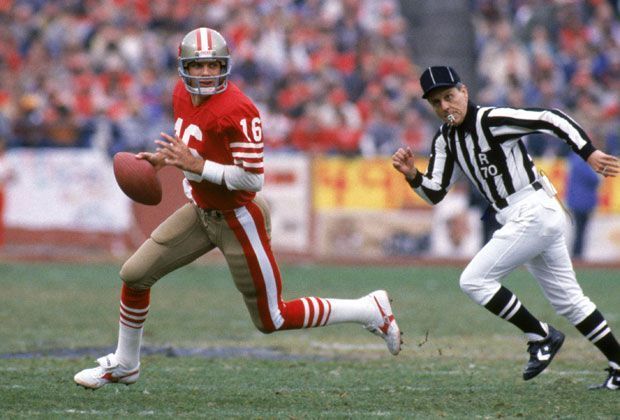 
                <strong>San Francisco 49ers: Joe Montana</strong><br>
                Für viele Football-Fans gilt Joe Montana als der größte Quarterback aller Zeiten. Vier Super-Bowl-Titel konnte er mit den 49ers gewinnen, kaum ein Spieler dominierte die 80er Jahre wie er. Selbstverständlich wird seine Rückennummer in San Francisco nicht mehr vergeben.
              