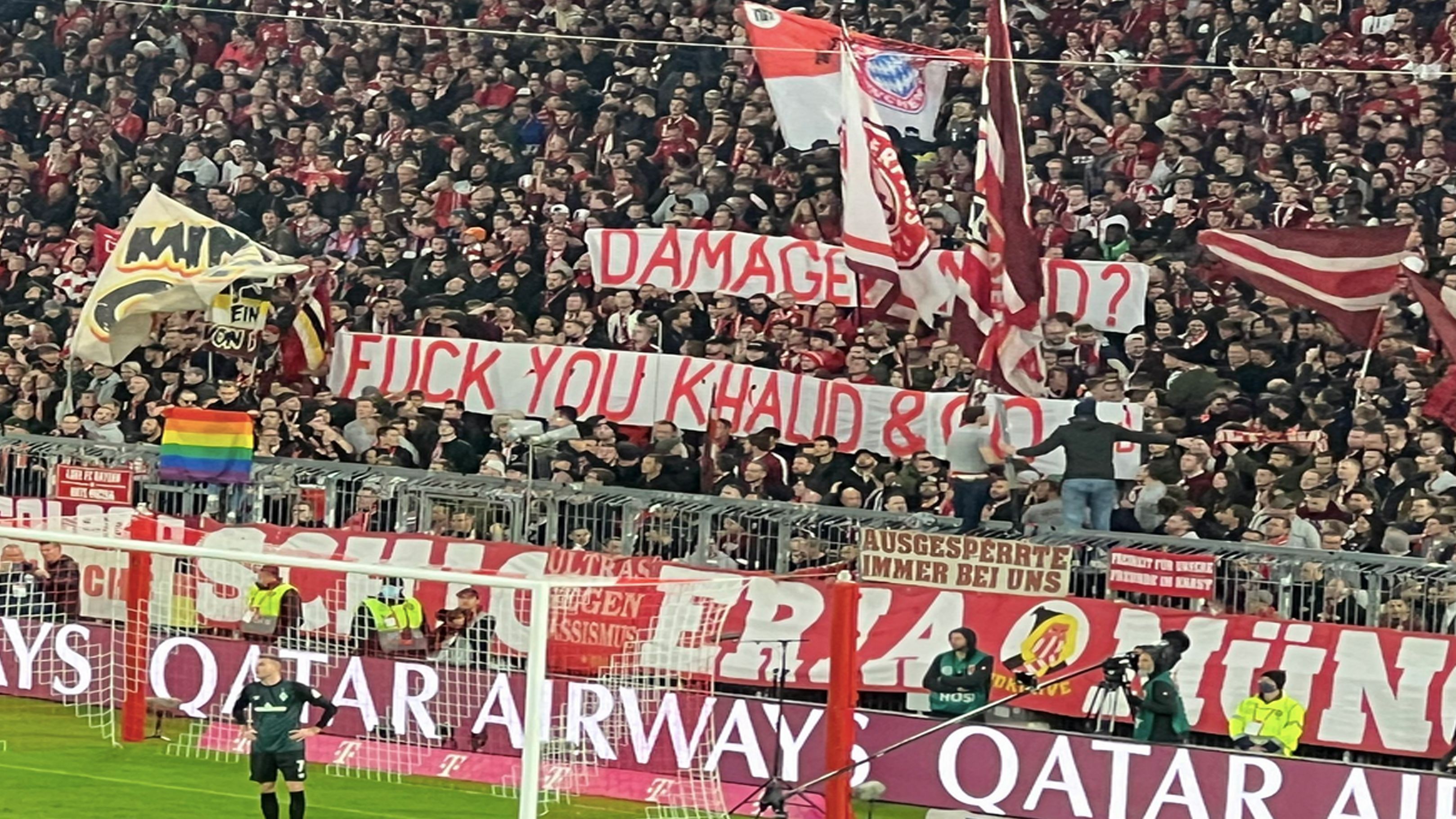 FC Bayern München: Fans Kontern Katar-Botschafter Mit Banner