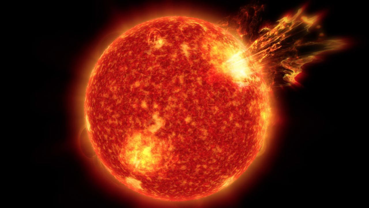 In der Sonne ist es 15 Millionen Grad heiß. Der Druck ist 200 Milliarden Mal höher als auf der Erde. Ideal, um Atome miteinander zu verschmelzen. 