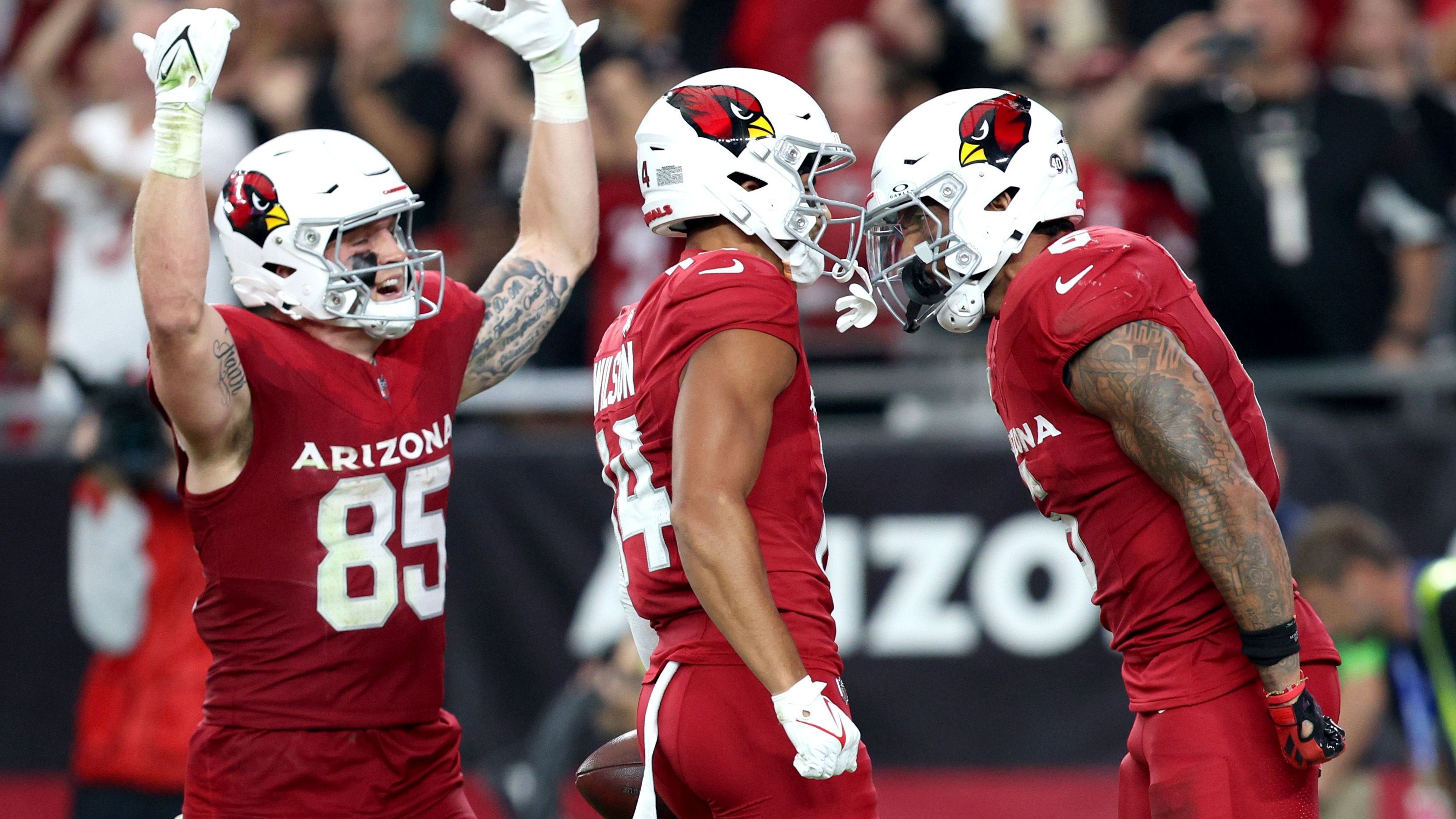 <strong>Arizona Cardinals<br></strong>Offense:<br>Passing Yards - 169,4&nbsp;pro Spiel<br>Rushing Yards - 126,5&nbsp;pro Spiel<br>Overall Yards - 295,9&nbsp;pro Spiel<br>Punkte - 17,6&nbsp;pro Spiel<br>Defense:<br>Passing Yards - 208,4&nbsp;pro Spiel<br>Rushing Yards - 134,2&nbsp;pro Spiel<br>Overall Yards - 342,6&nbsp;pro Spiel<br>Punkte - 26,3 pro Spiel