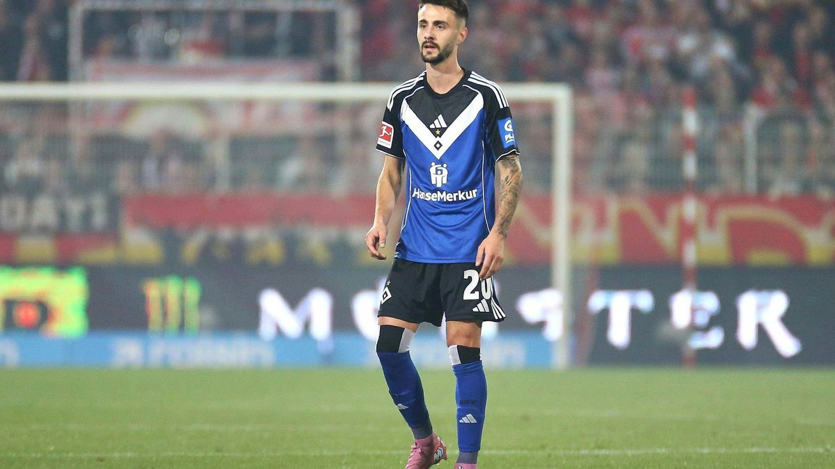 Fábio Vieira im Trikot des HSV