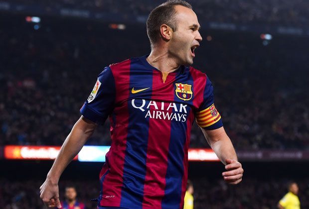 
                <strong>Mittelfeld: Andres Iniesta (FC Barcelona)</strong><br>
                
              