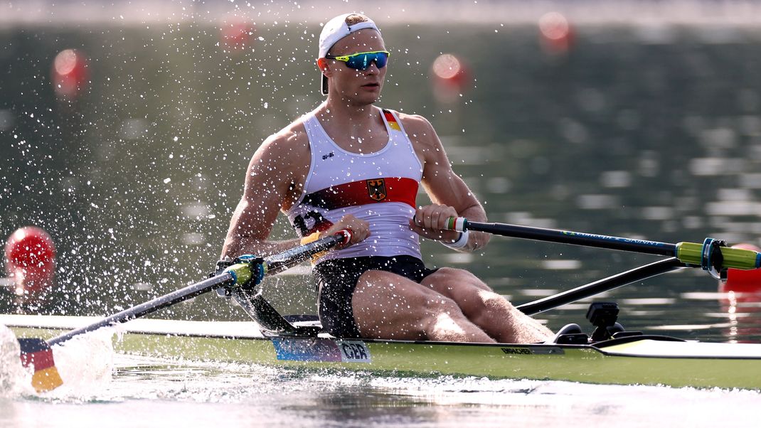 Oliver Zeidler kämpft um den Einzug ins Ruder-Einer Finale.