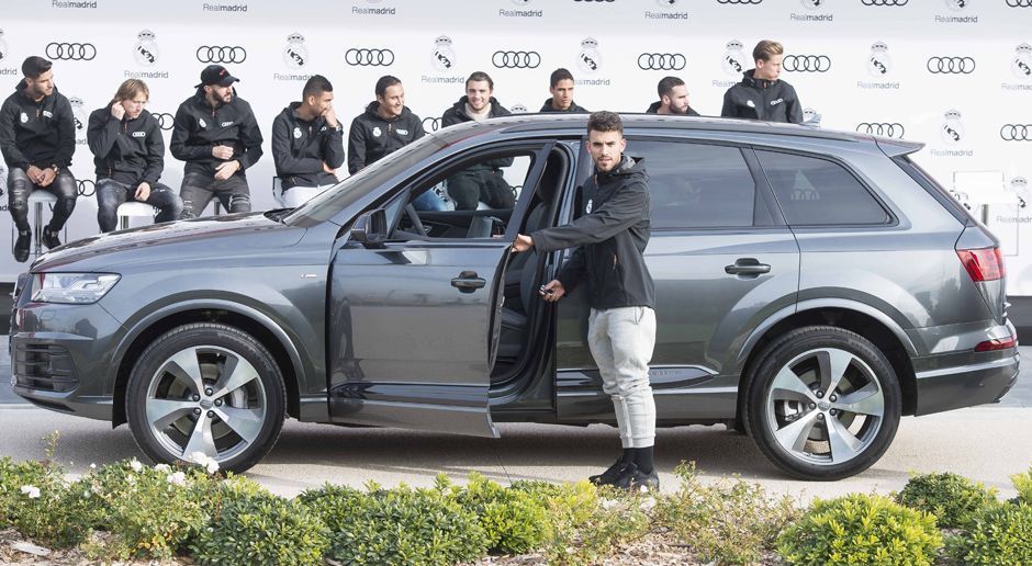 
                <strong>Real Madrid & Audi</strong><br>
                Dani Ceballos (Mittelfeld)Auto: Audi Q7
              