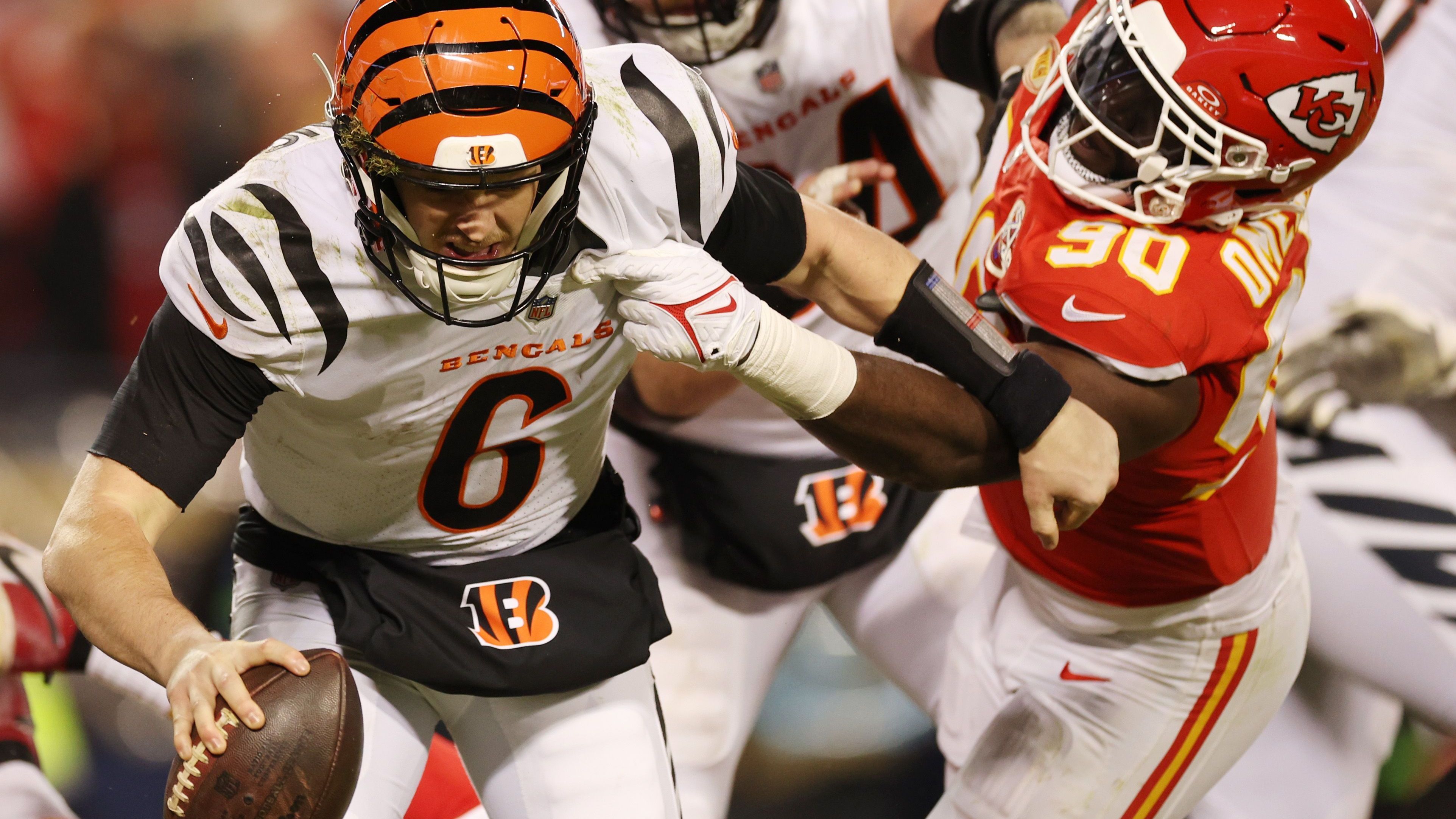 <strong>31. Platz: Cincinnati Bengals - 76 Flaggen</strong><br>Yards: 614