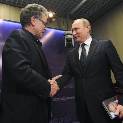 Hubert Seipel und putin