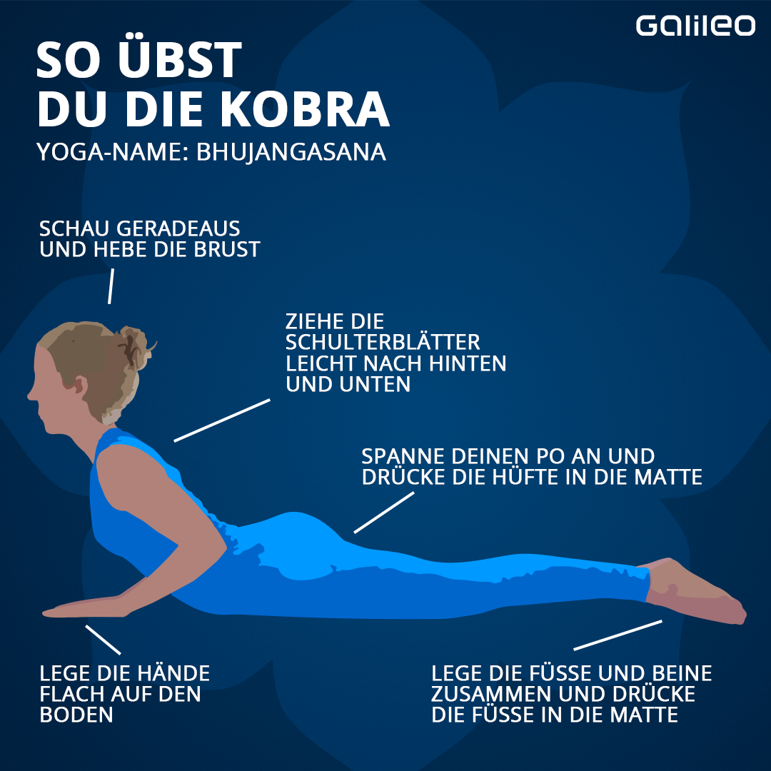 Yoga-Übungen: Die Kobra