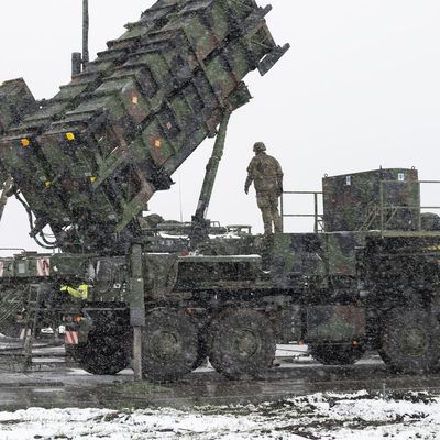 Deutschlands Flugabwehrsystem Patriot in Polen