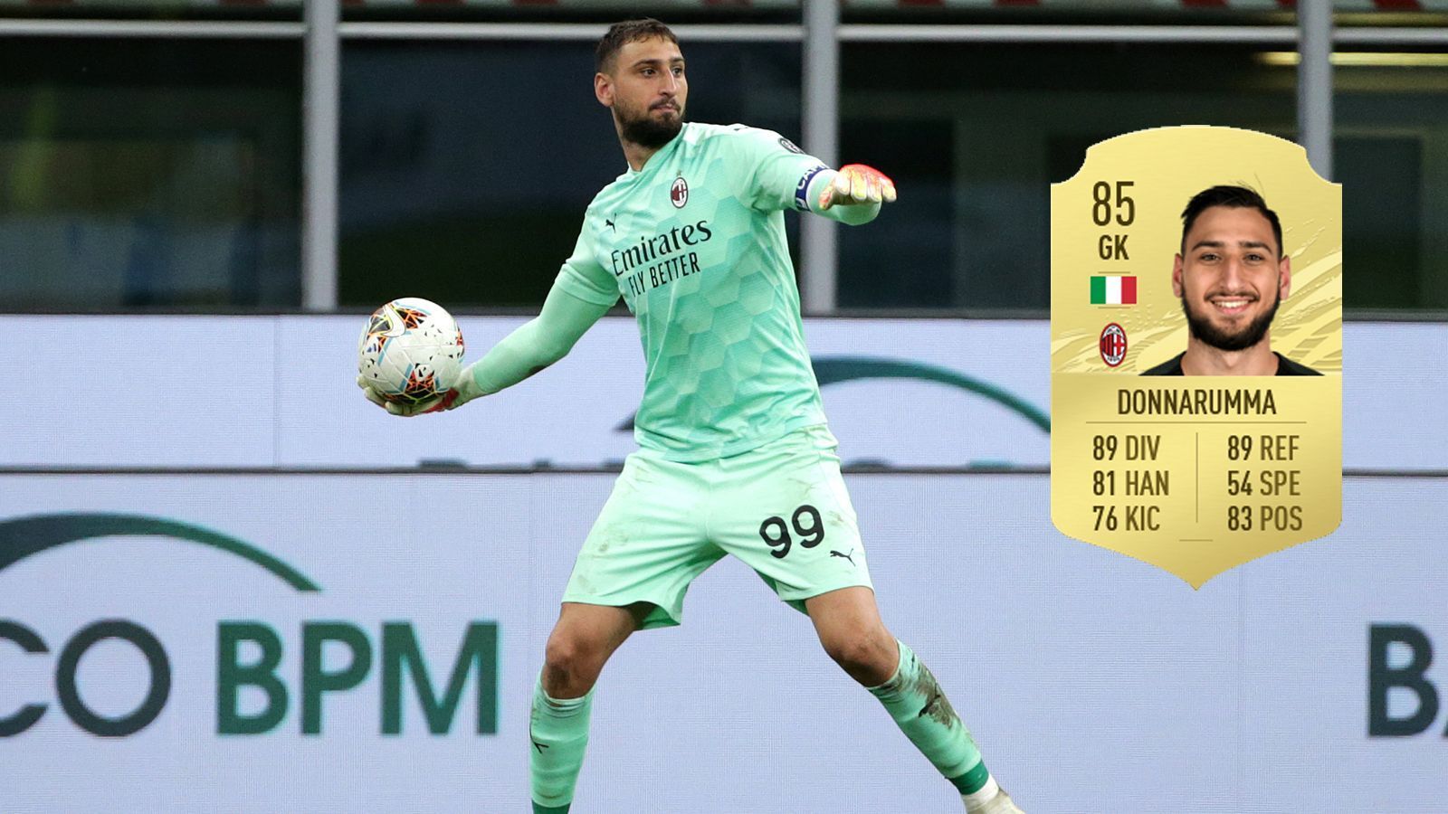 
                <strong>Gianluigi Donnarumma (AC Mailand)</strong><br>
                aktuelle Stärke FIFA 21: 85potentielle Stärke FIFA 21: 92
              