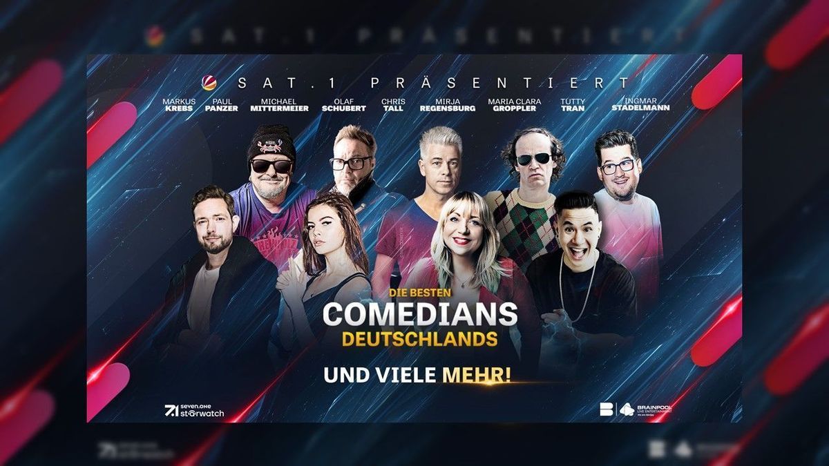 „Die besten Comedians Deutschlands“ live und im TV 2024