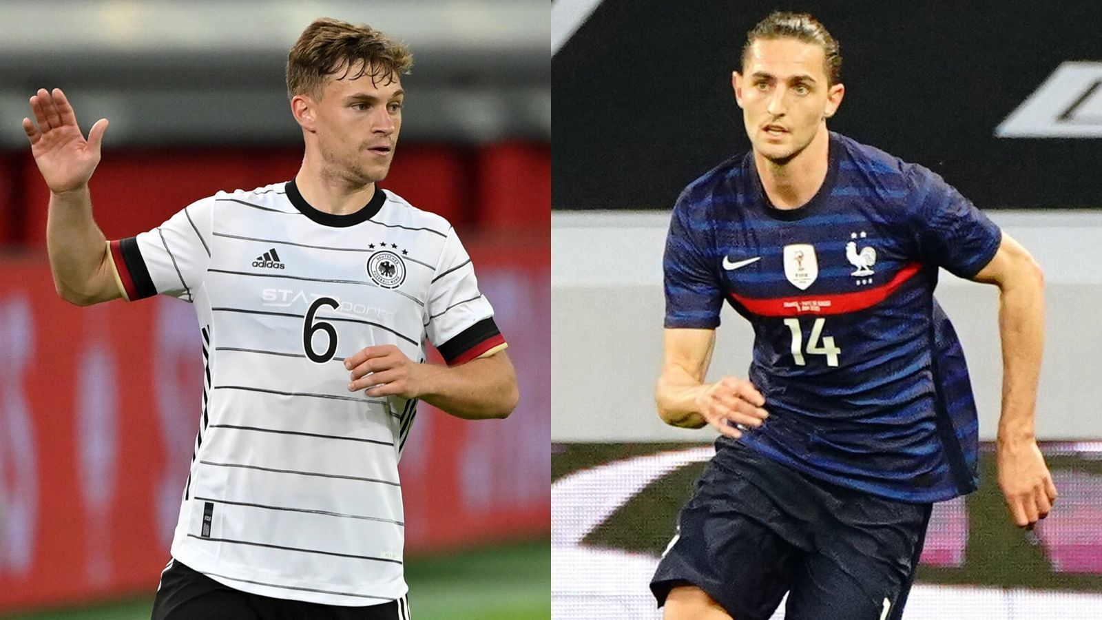 
                <strong>Abwehr: Joshua Kimmich vs. Adrien Rabiot</strong><br>
                Kimmich bringt jede Menge Siegermentalität mit und spielt, wenn es für den Erfolg sein muss, auch auf der rechten Seite und verzichtet auf "seine" Sechser-Position. So oder so: Der Münchner ist mit seiner Vielseitigkeit, Übersicht und Zweikampfstärke ein Schlüsselspieler im deutschen System und geht auch als Leader voran. Rabiot ist ein weiteres Puzzlestück für den starken französischen Motor, ist technisch beschlagen und hat ein gutes Auge für den Mitspieler. Trotzdem: Punkt für Deutschland, 5:2.
              