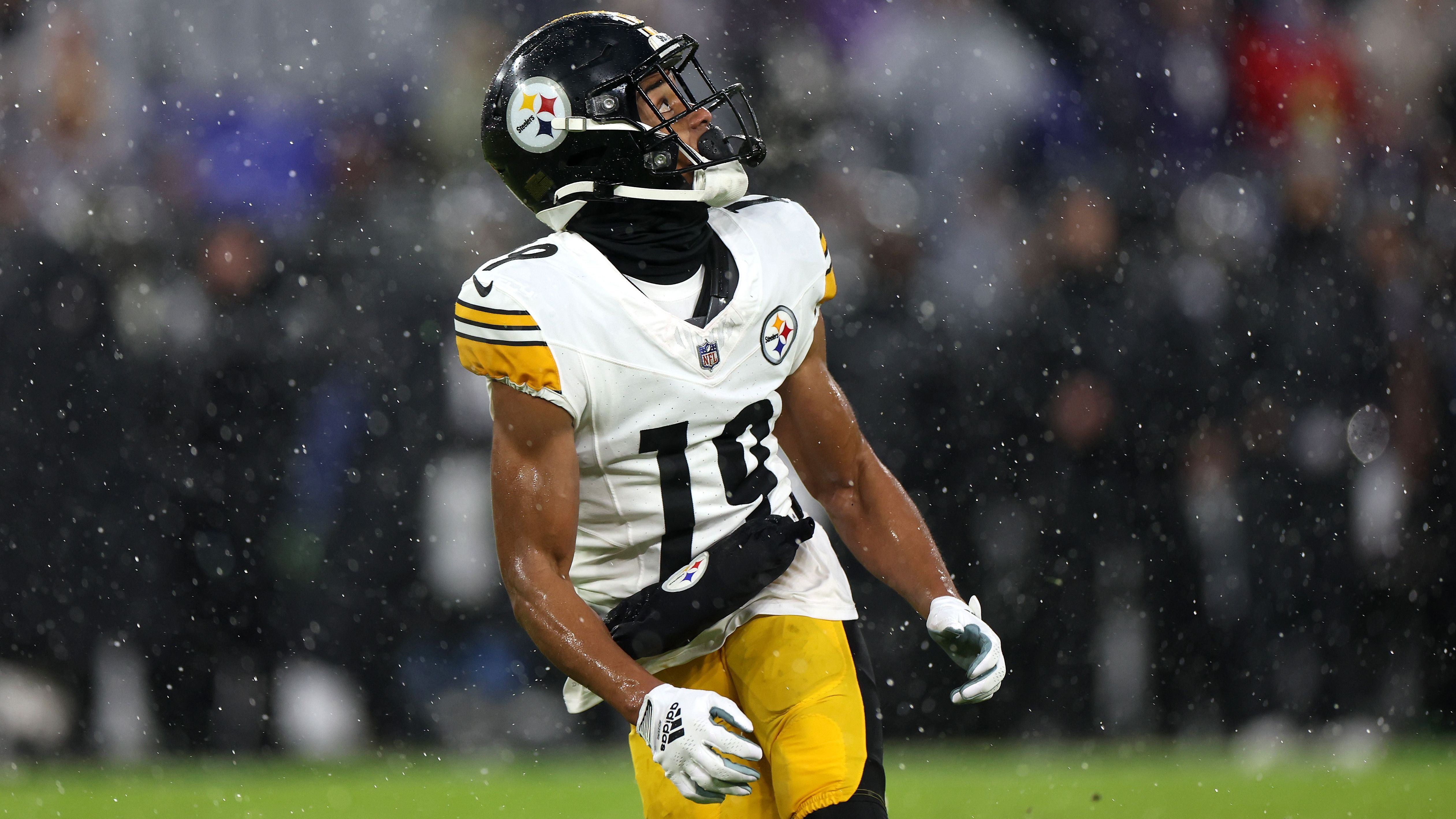 <strong>Pittsburgh Steelers</strong><br>Calvin Austin III (Wide Receiver) - <strong>73,5 Kg / 162 lbs</strong>