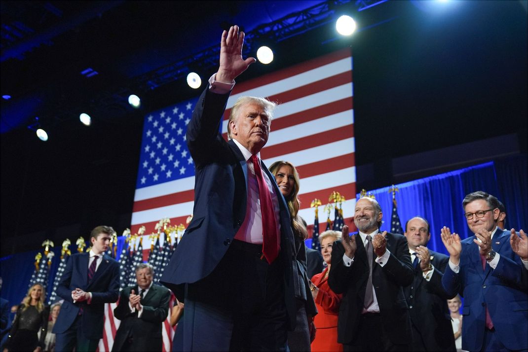 Donald Trump hat die Wahl zum US-Präsidenten überraschend eindeutig gewonnen. 
