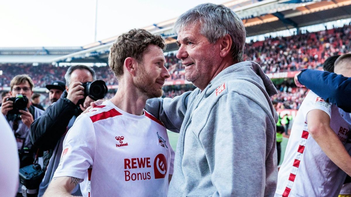 Trainer und Doppelpacker: Funkel (r.) neben Kainz