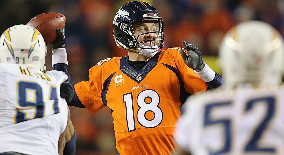 
                <strong>Peyton Manning</strong><br>
                4. Platz - Peyton Manning (27 Einsätze): Der Quarterback war von 1998 bis 2015 in der NFL aktiv und spielte in den Playoffs für die Indianapolis Colts, mit denen er den Super Bowl gewann. In seinen letzten vier Jahren in der Liga trug er das Trikot der Denver Broncos. Seine Karriere beendete er mit seinem zweiten Super-Bowl-Erfolg. 
              