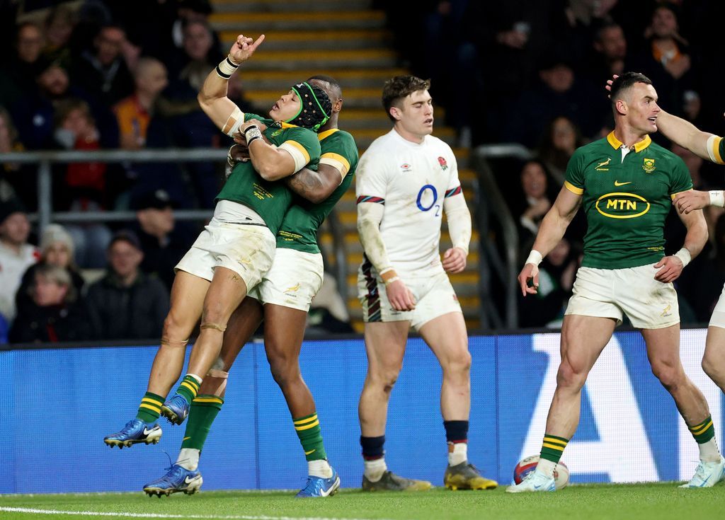 Rugby Autumn Nations Series: World champions South Africa win in England