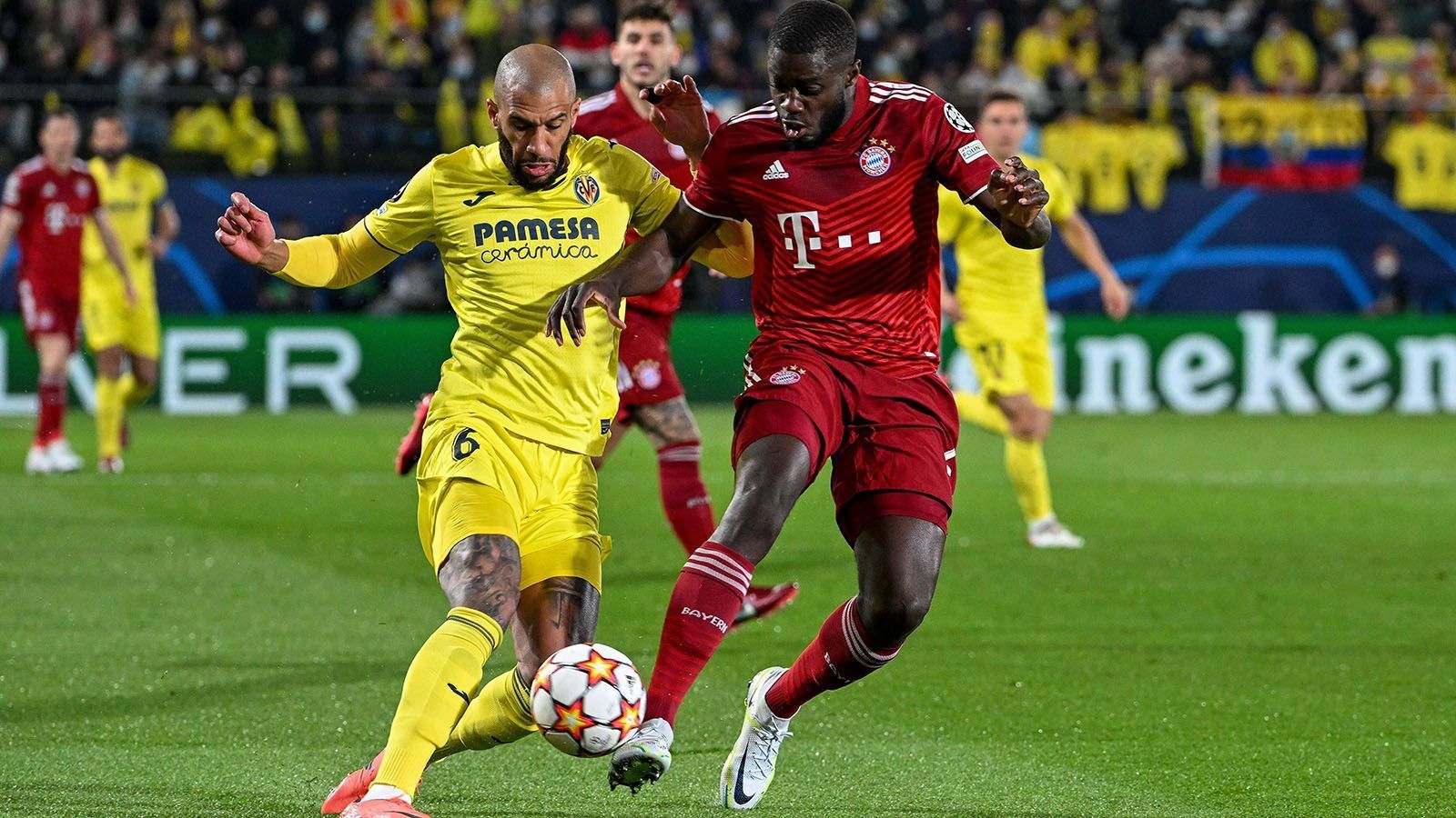 
                <strong>Dayot Upamecano</strong><br>
                Der Innenverteidiger spielt lange sehr unauffällig, hat bei den schnellen Angriffen Villarreals aber immer wieder Probleme. Rettet in der 66. Minute stark mit dem langen Bein vor dem eigenen Tor. ran-Note: 4
              