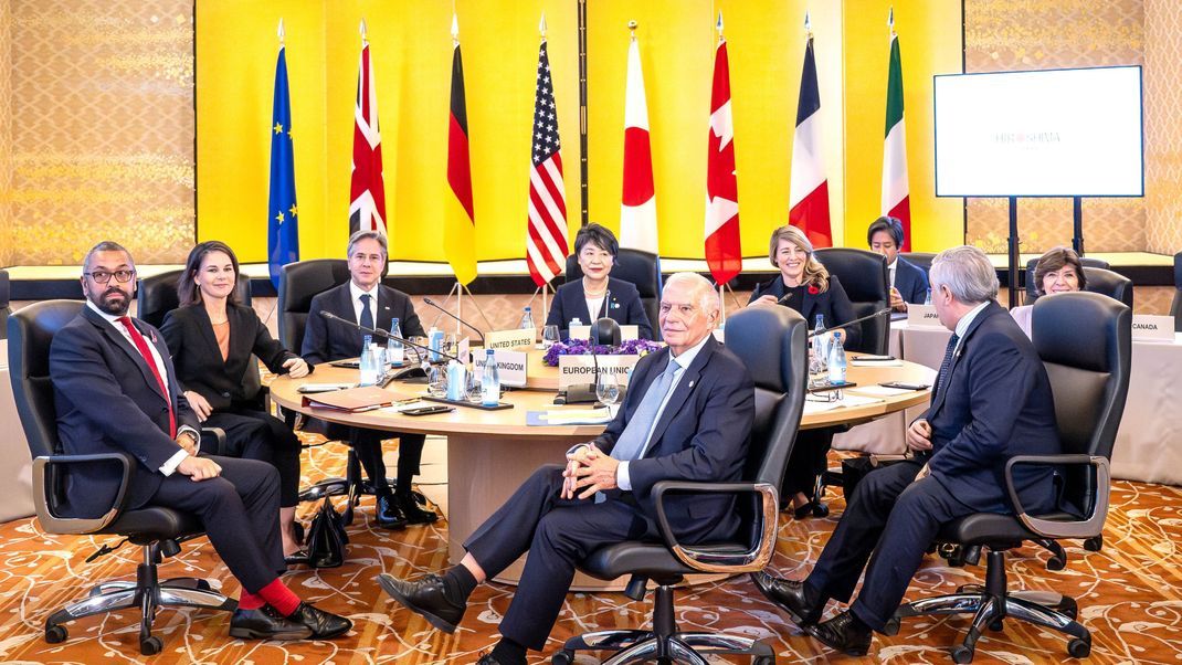 G7-Außenministerinnen und Außenminister beraten in Tokio über den Nahost-Krieg.