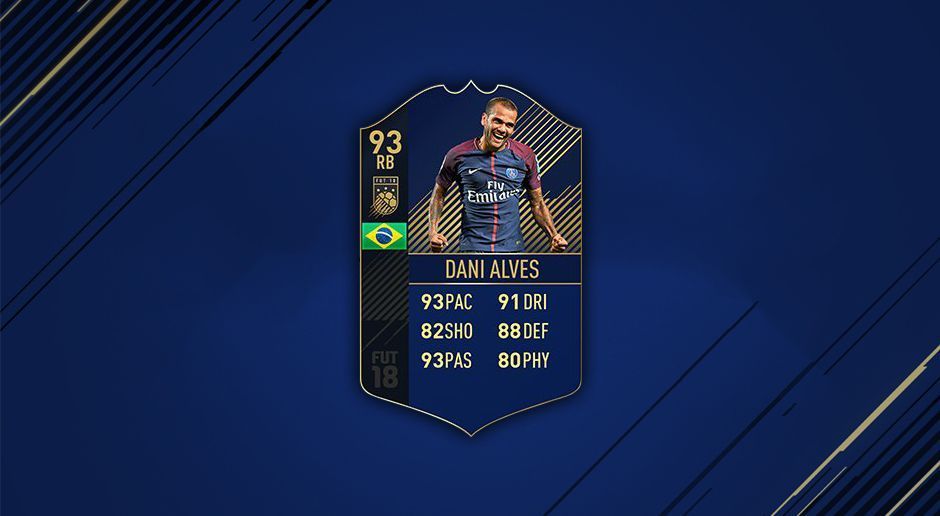 
                <strong>Dani Alves – Paris Saint-German</strong><br>
                Gesamtbewertung: 93
              