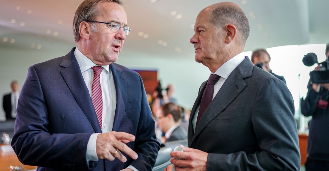 Boris Pistorius (l.) oder Olaf Scholz? Die K-Frage bei der SPD ist wohl entschieden.