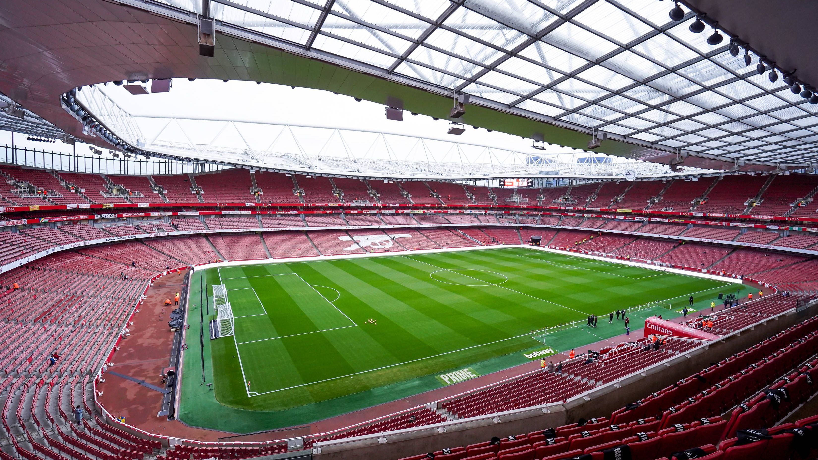 <strong>12. Platz: Emirates Stadium (Ø 60.199 Zuschauer)<br></strong>Stadt: London (England)<br>Klub: FC Arsenal