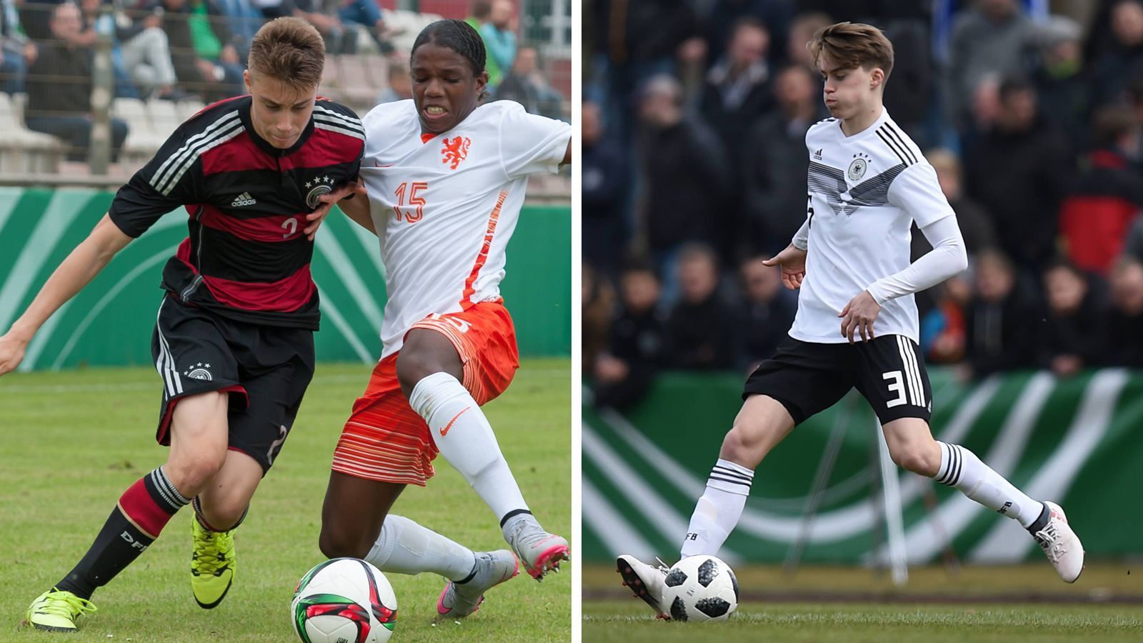 
                <strong>VfL Wolfsburg - 9 Spieler</strong><br>
                U21: Felix UdokhaiU20: Gian-Luca Itter (Foto), Davide-Jerome Itter (Foto) U19: Jesaja Herrmann, John Yeboah ZamoraU18: Lenn Jastremski, Soufiane Messeguem, Ole Pohlmann U17: Jannis Lang
              