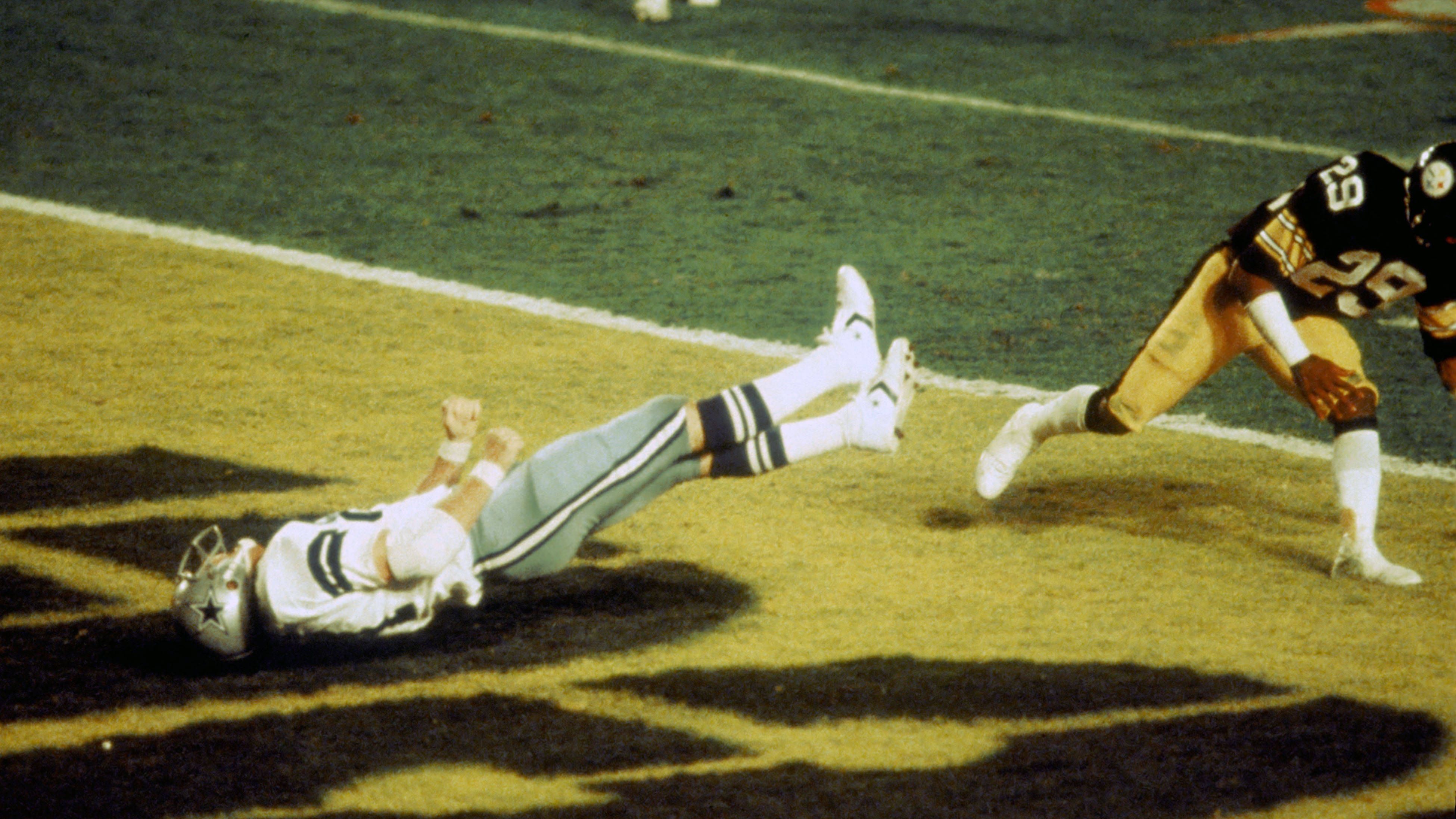 <strong>Super Bowl XIII (21.01.1979)</strong><br>Ergebnis: Pittsburgh Steelers 35:31 Dallas Cowboys<br>Rematch: Week 9 (28.10.1979)<br>Rematch-Ergebnis: Dallas Cowboys 3:14 Pittsburgh Steelers