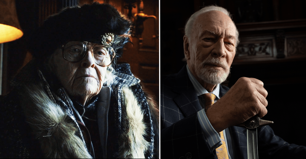 K. Callan spielt in "Knives Out" die Mutter von Harlan Thrombey. Schauspieler Christopher Plummer ist jedoch rund 6 Jahre älter.