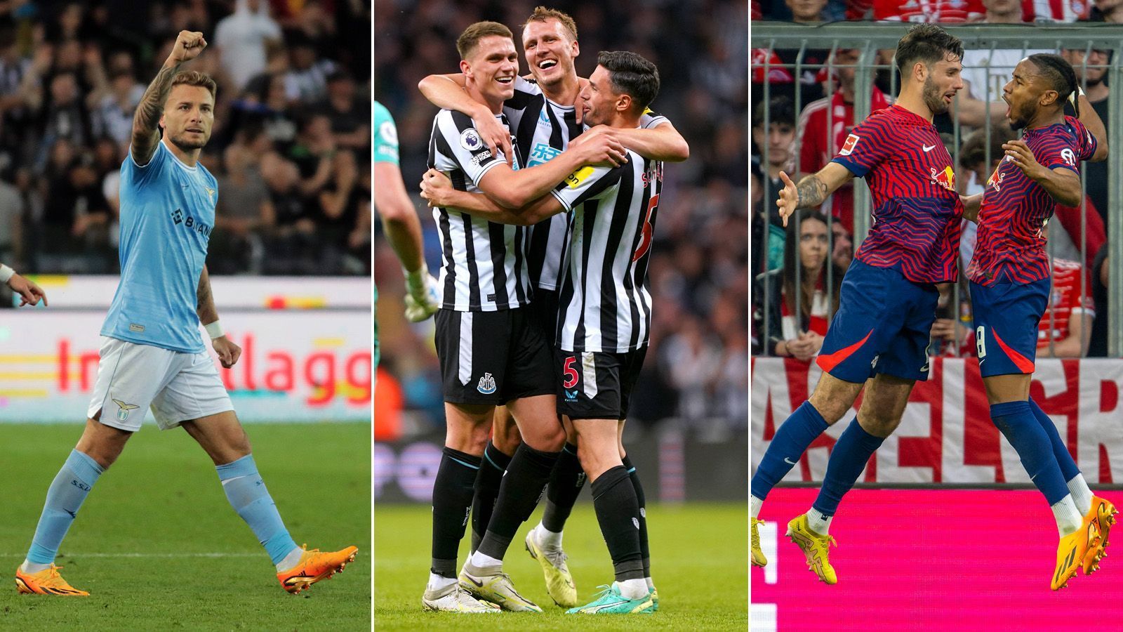 
                <strong>Champions League 2023/24: Diese Teams sind schon dabei</strong><br>
                Die "Magpies" sind wieder da. Erstmals seit der Saison 2002/03 spielt Newcastle United wieder in der Gruppenphase der Champions League. ran zeigt die Teams, die schon für die Gruppenphase der Saison 2023/24 qualifiziert sind. (Stand: 30. Mai 2023)
              