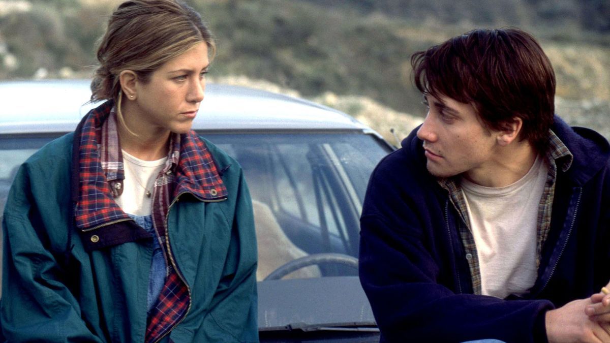 Justine Last (Jennifer Aniston) und Holden Worther (Jake Gyllenhaal) im Film "The Good Girl" (2002).