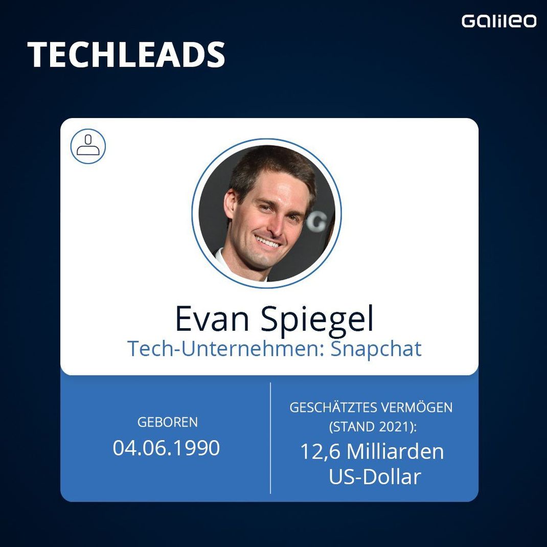 Evan Spiegel von Snapchat