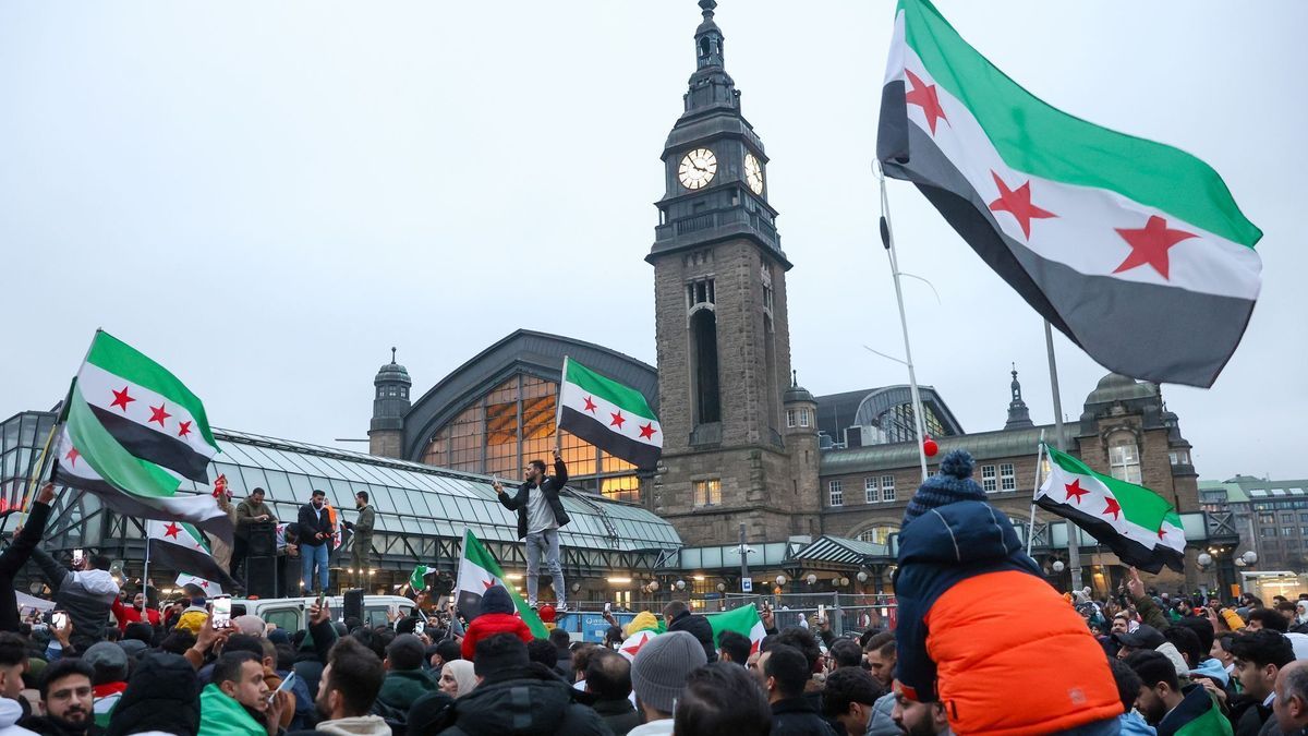Kundgebung in Hamburg