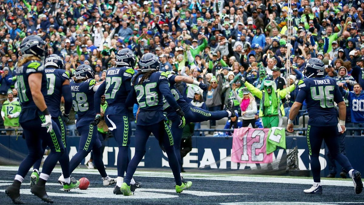 Seahawks Jubel Giants