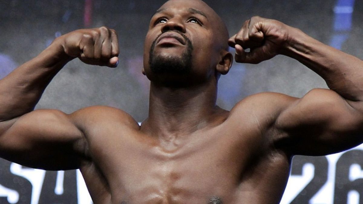 Der Saal befindet sich in der neuen Villa von Mayweather