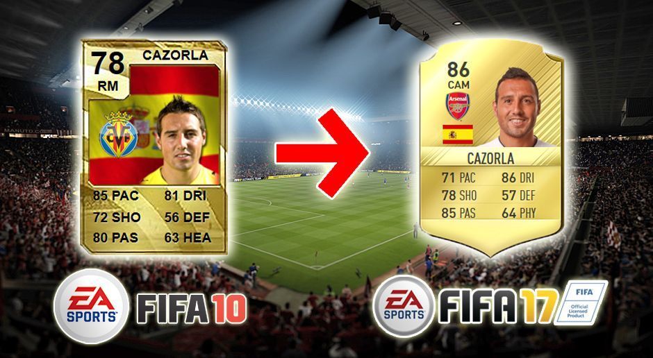 
                <strong>Santi Cazorla (FIFA 10 - FIFA 17)</strong><br>
                Santi Cazorla (FIFA 10 - FIFA 17)
              