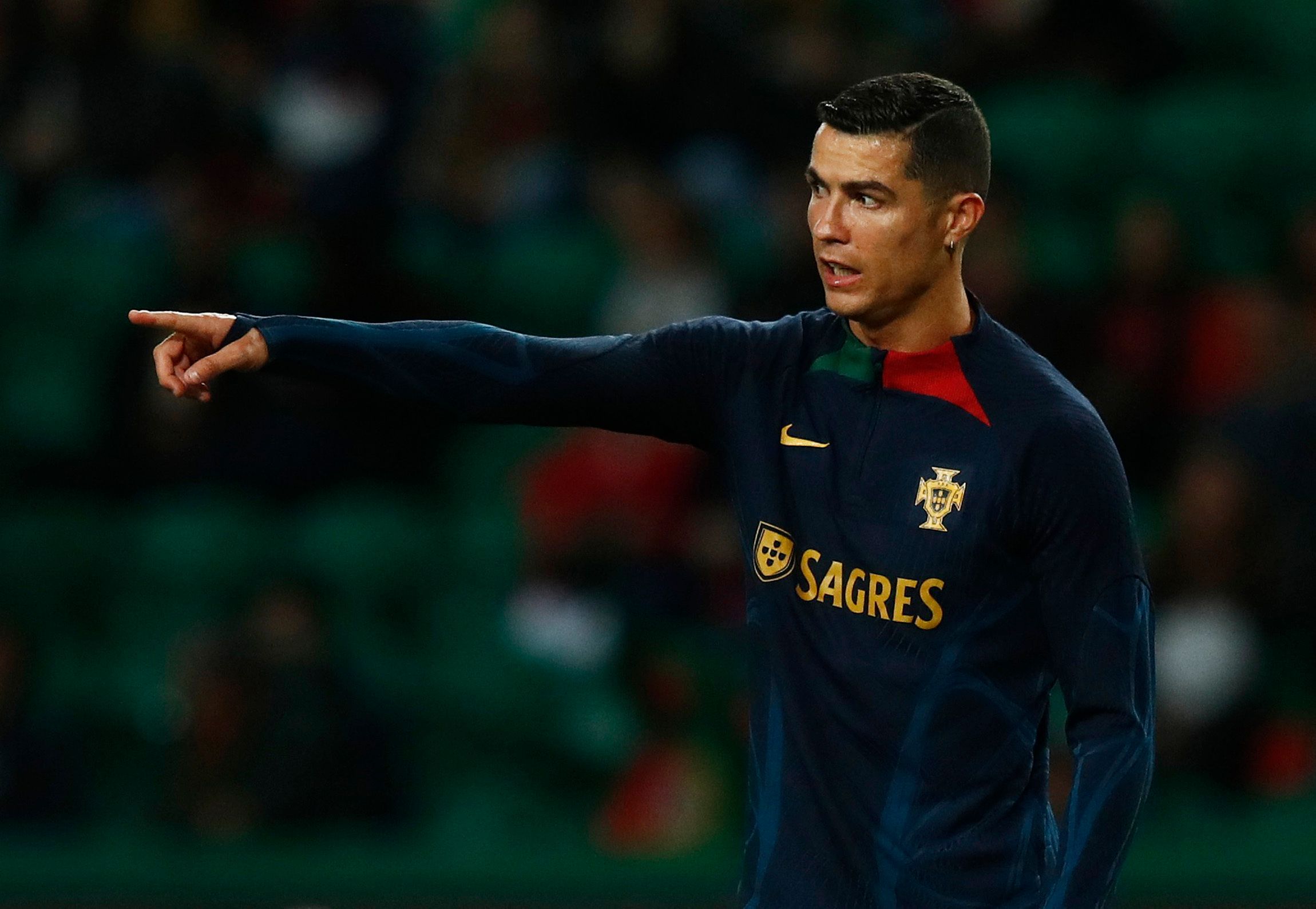 Cristiano Ronaldo überrascht seine Follower mit einem irritierendem Detail in seiner Instagram-Story. Quelle: Reuters/PEDRO NUNES