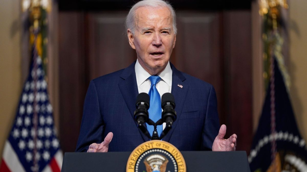 Joe Biden, Präsident der USA, wird Amtsmissbrauch von den Republikanern vorgeworfen. 