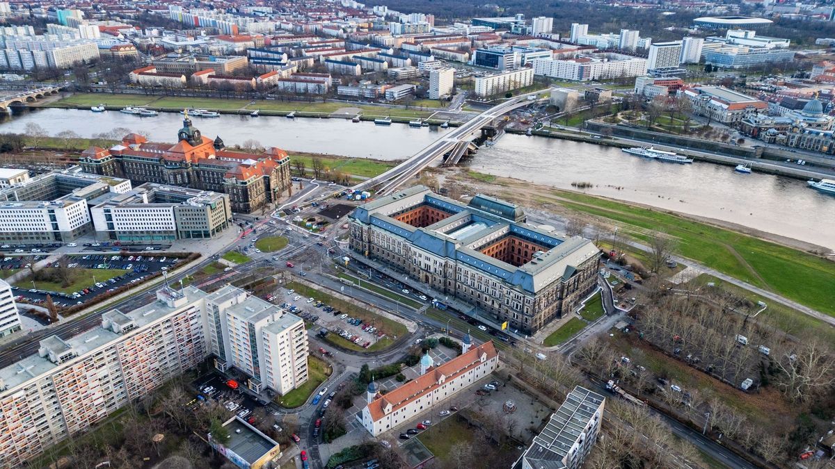 Bombenfund bei Abrissarbeiten an Carolabrücke in Dresden