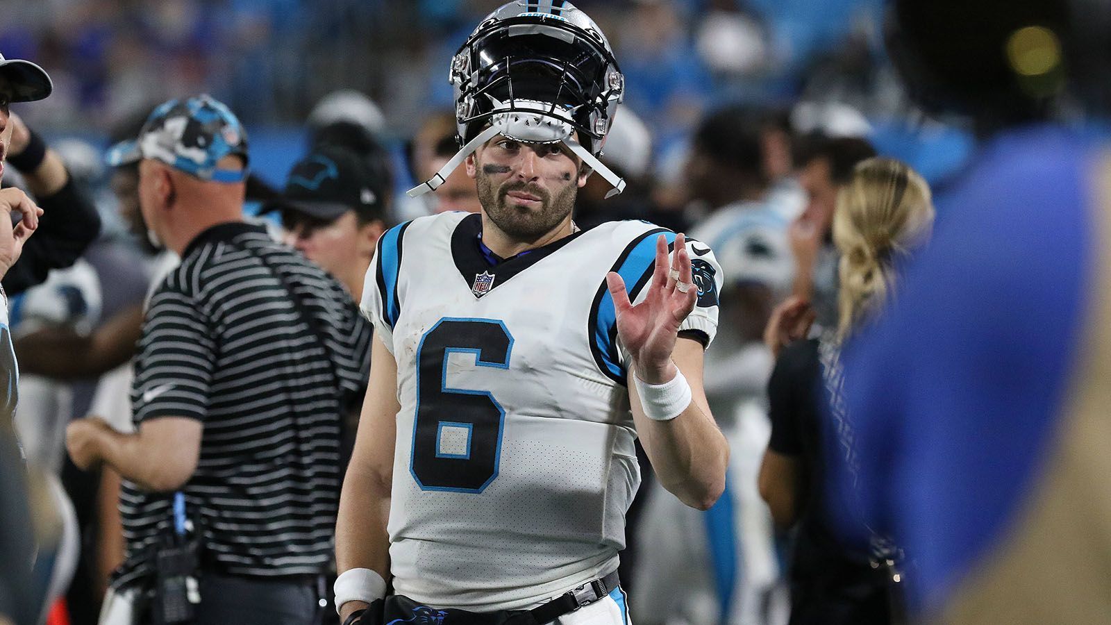
                <strong>Cleveland Browns at Carolina Panthers</strong><br>
                &#x2022; Volker Schenk: <strong>Panthers</strong><br>&#x2022; Mattis Oberbach: <strong>Browns</strong><br>&#x2022; Roman Motzkus: <strong>Panthers</strong><br>&#x2022; Icke Dommisch: <strong>Panthers</strong><br>&#x2022; Carsten Spengemann: <strong>Panthers</strong><br>&#x2022; Jonas Friedrich: <strong>Panthers</strong><br>
              
