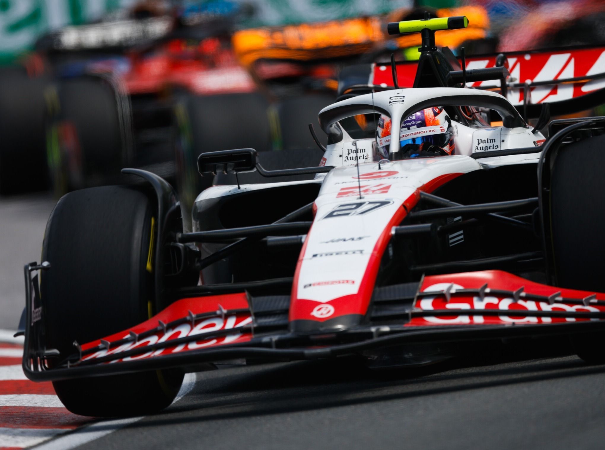 Haas-Probleme im Rennen