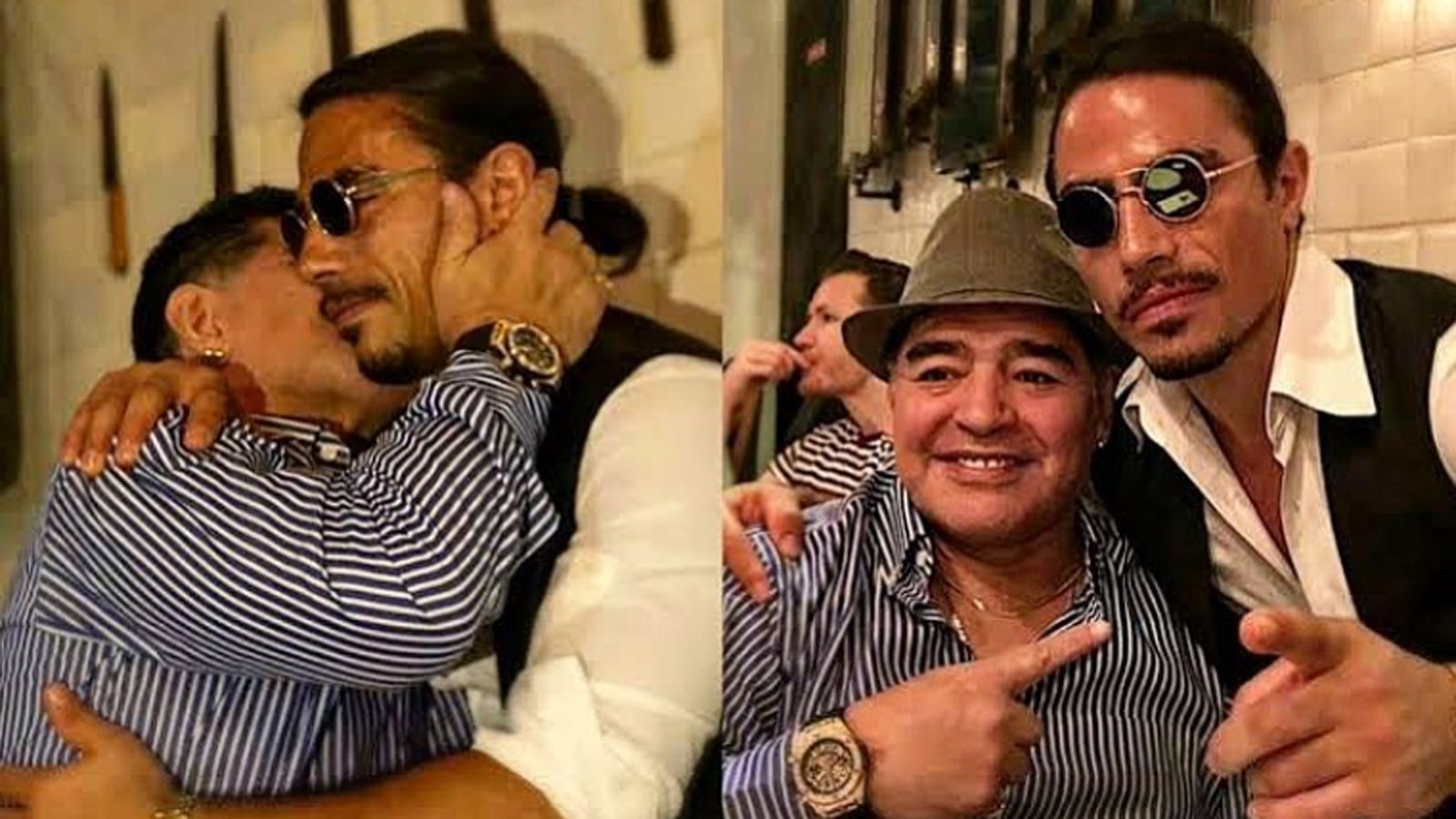 
                <strong>Auch Diego Maradona war bei Salt Bae zu Gast</strong><br>
                Die "Hand Gottes" trifft auf den "Salzstreuer Gottes". Selbst das argentinische Fußballidol Diego Maradona ließ sich von Salt Bae ein Steak servieren.
              