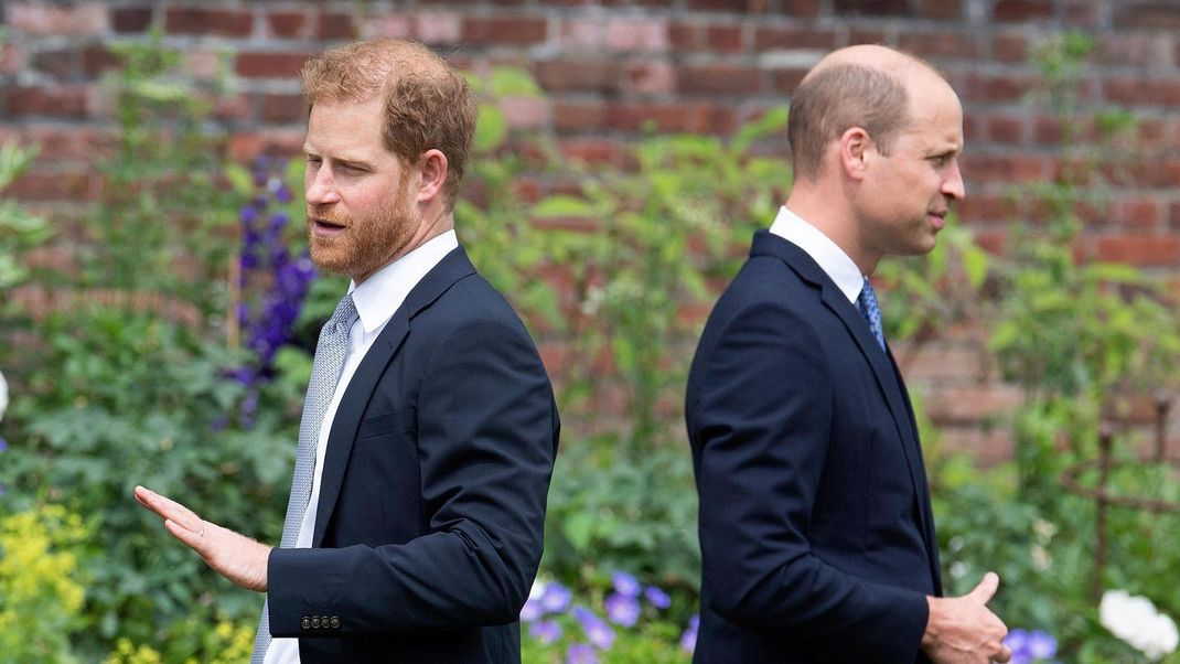 Zwei, die sich nicht mehr verstehen: Prinz Harry und Prinz William.