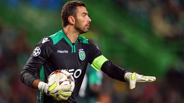 
                <strong>Rui Patricio</strong><br>
                Platz 10 - Rui Patricio: Den Anfang macht Sporting Lissabons Torhüter. Er spielt seit neun Jahren und zwei Monaten durchgehend für den portugiesischen Hauptstadt-Klub. Während viele seiner Landsleute relativ früh ins benachbarte Spanien wechselten, hat er es auch so zu Portugals Nummer eins geschafft.
              